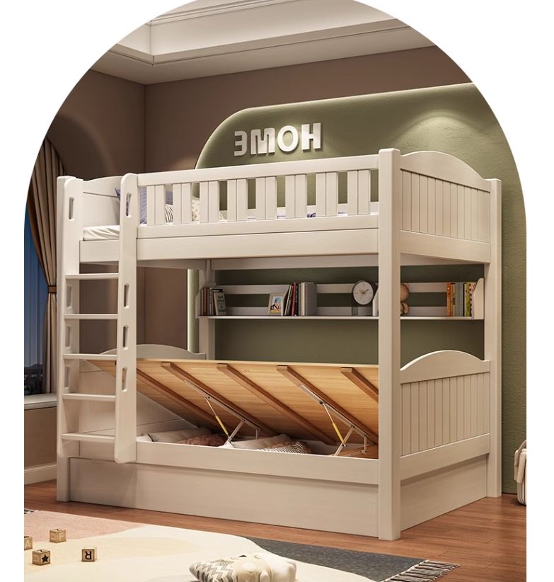 Factory Direct Sales High Quality Eco-friendly Safe Non-toxic Double Children Bunk Bed Kids New Bunk Bed for Kids