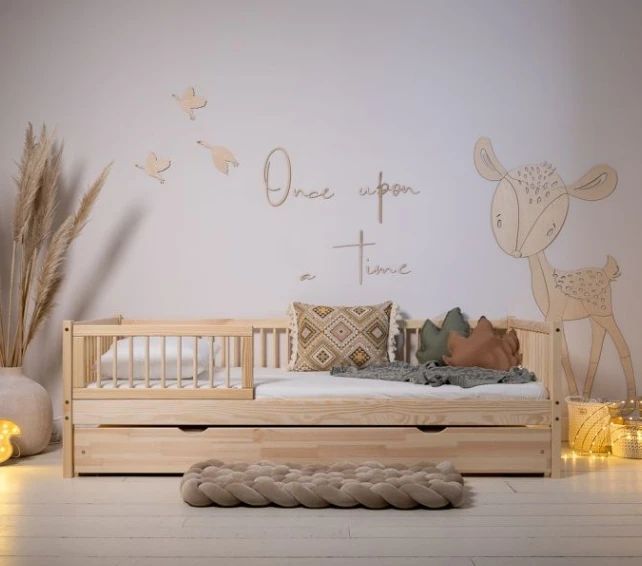 Solid Wood Eco-Friendly Bunk Bed for Kids Sustainable Children's Furniture