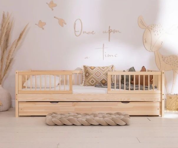 Solid Wood Eco-Friendly Bunk Bed for Kids Sustainable Children's Furniture