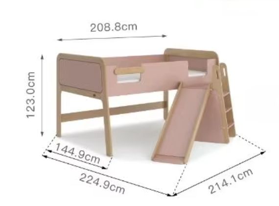 Modern wooden Kids Loft Bed